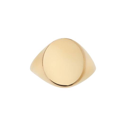 Handmade 18KT Yellow Gold Chevalier Ring