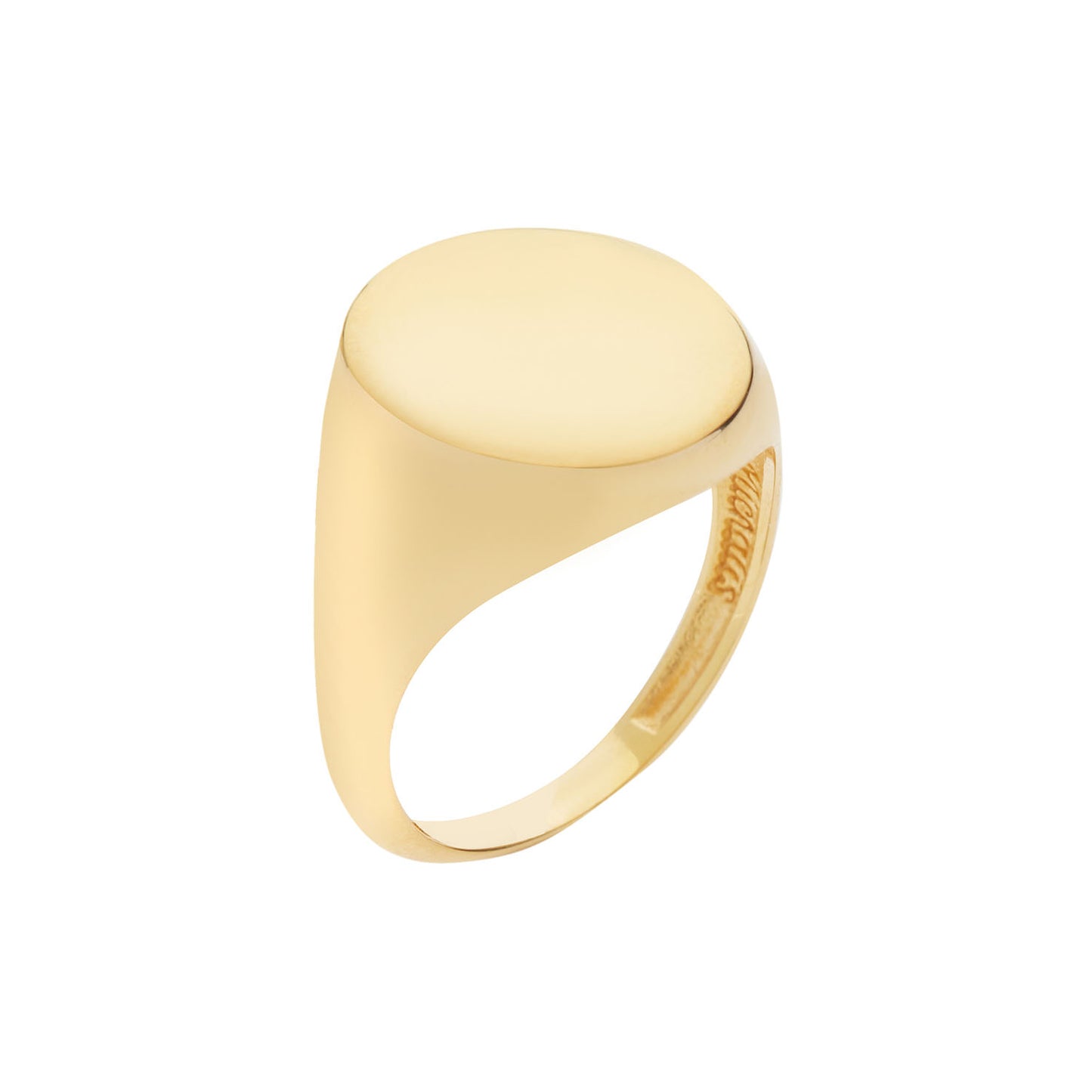 Handmade 18KT Yellow Gold Chevalier Ring