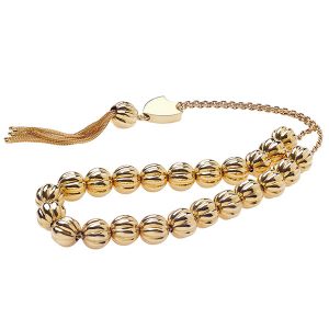 Handmade K14 carat string of beads. Product code: 114KK9