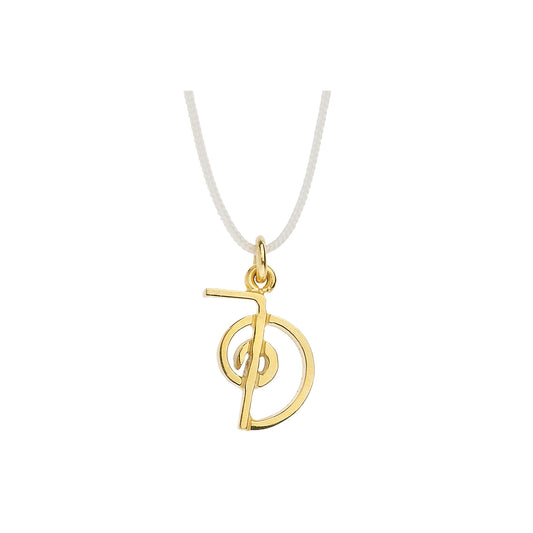 Cho ku rei 18KT pendant. Cho Ku Rei is a reiki symbol of strength and physical healing. Product code: 391ME018