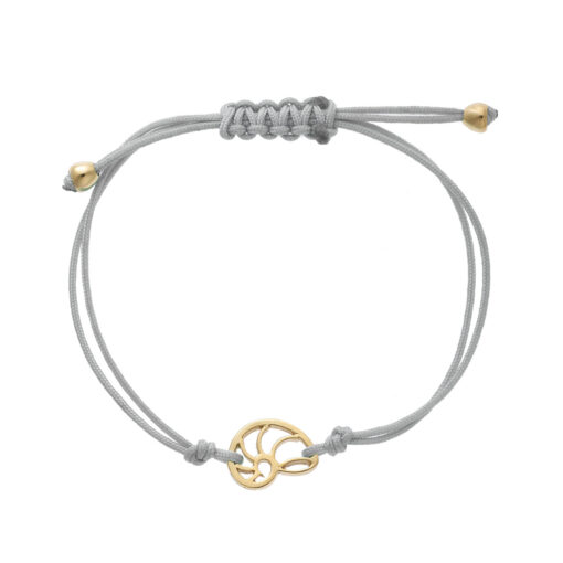"Nautilus", 18-carat yellow gold charm bracelet.